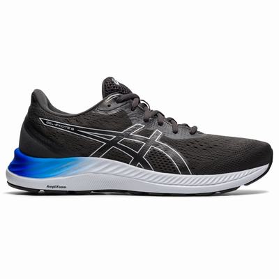 Asics Gel-Excite 8 - Miesten Juoksukengät - Syvä Harmaat